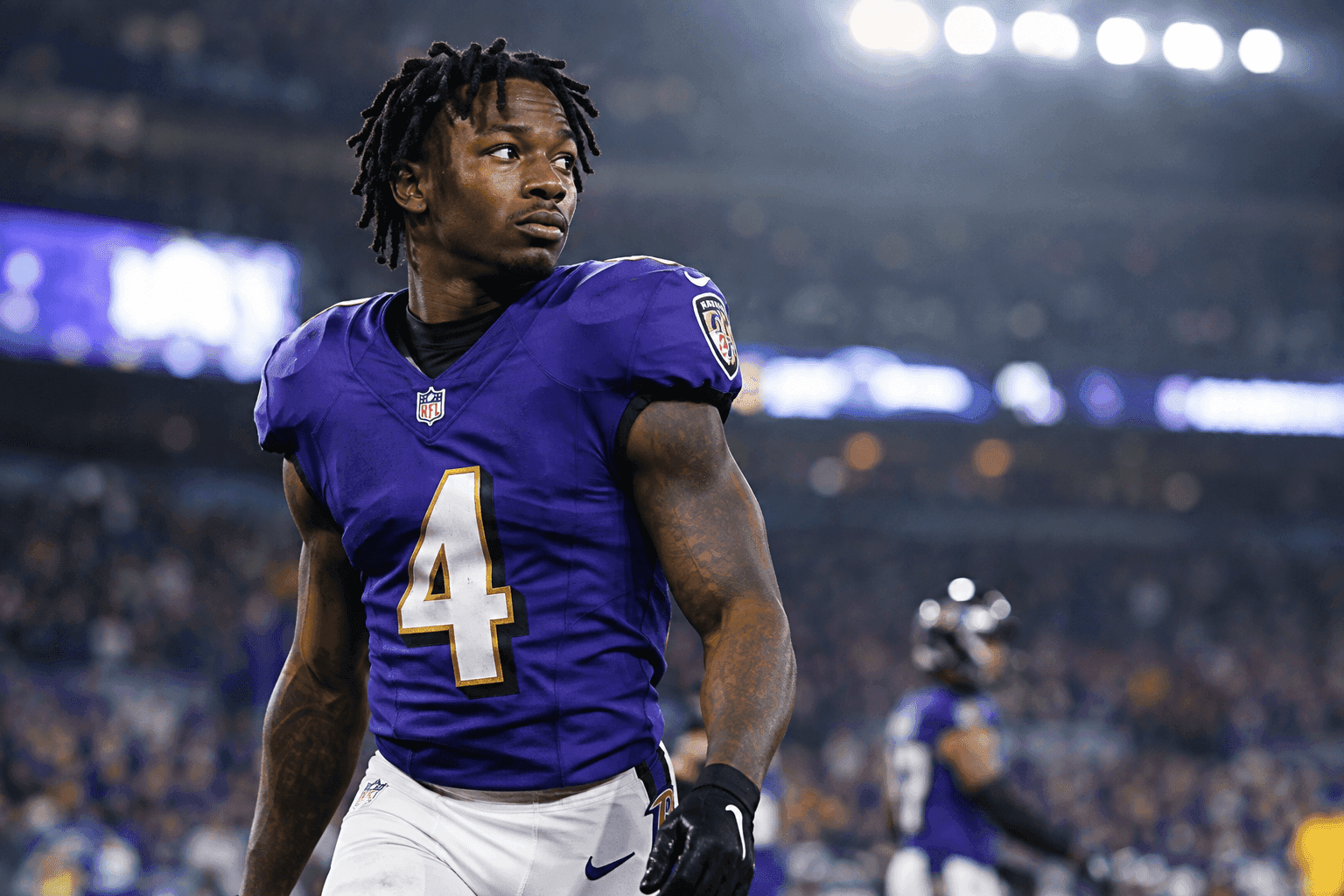 Editorial sports image for Ravens WR Zay Flowers a True Game-Time Decision Against Cowboys