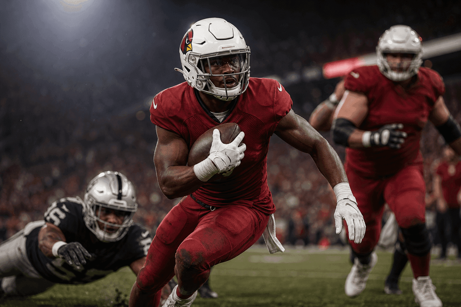 Editorial sports image for Cardinals Rushing Rookie Jeremiyah Love Back From Ankle Sprain Sounds Like a Trap