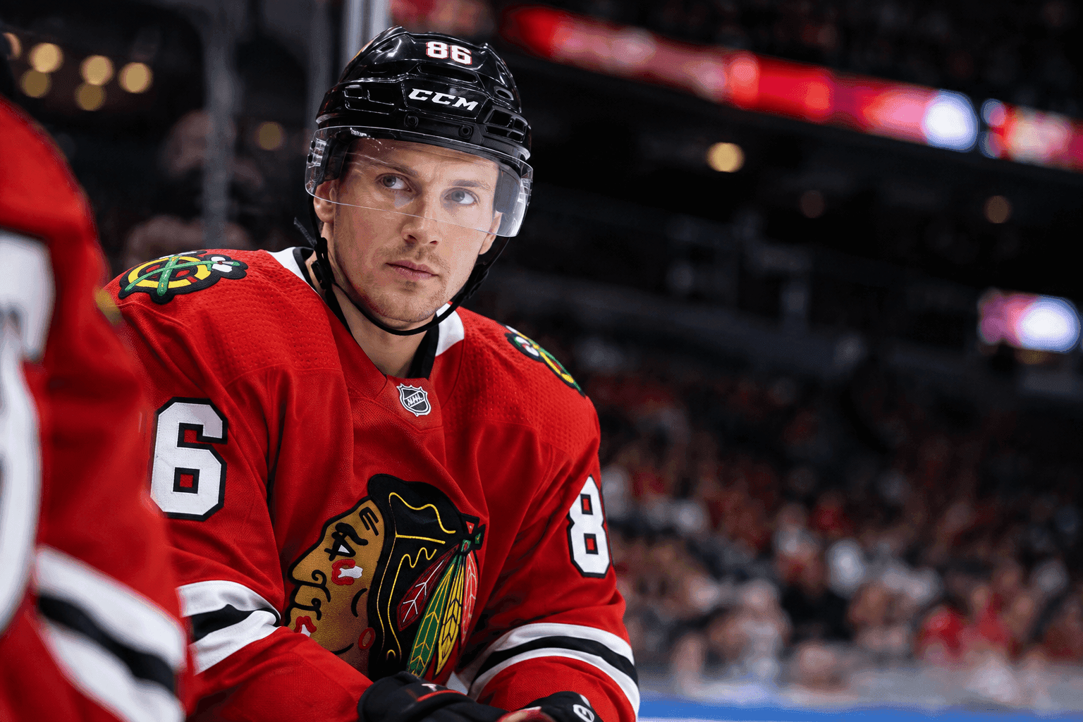 Editorial sports image for Blackhawks Bench $16 Million Man Teuvo Teravainen for Season Opener