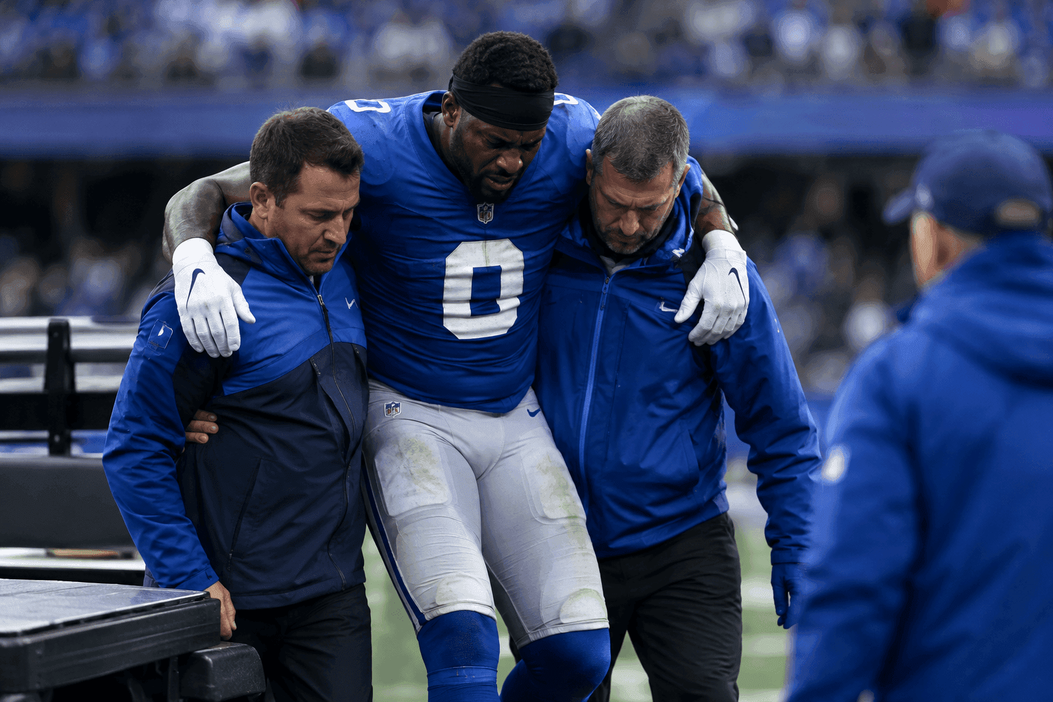 Editorial sports image for Giants Lose Brian Burns to a Torn ACL Because New York Cannot Have Nice Things