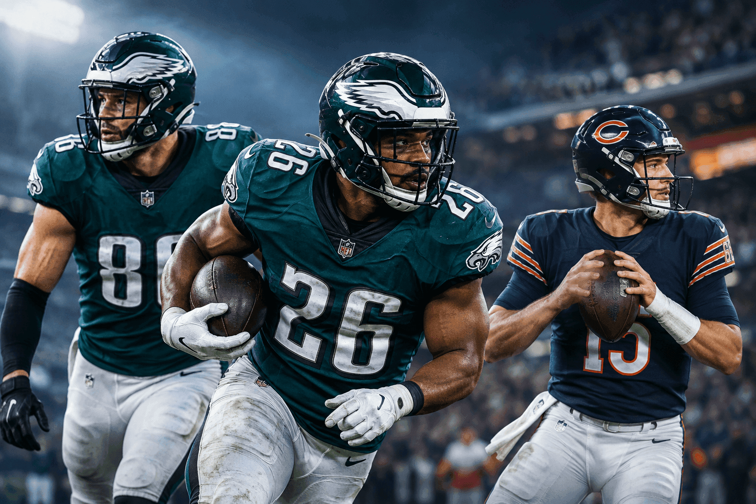 Editorial sports image for Saquon Barkley and Zach Ertz Return Just in Time for the Eagles to Face Case Keenum