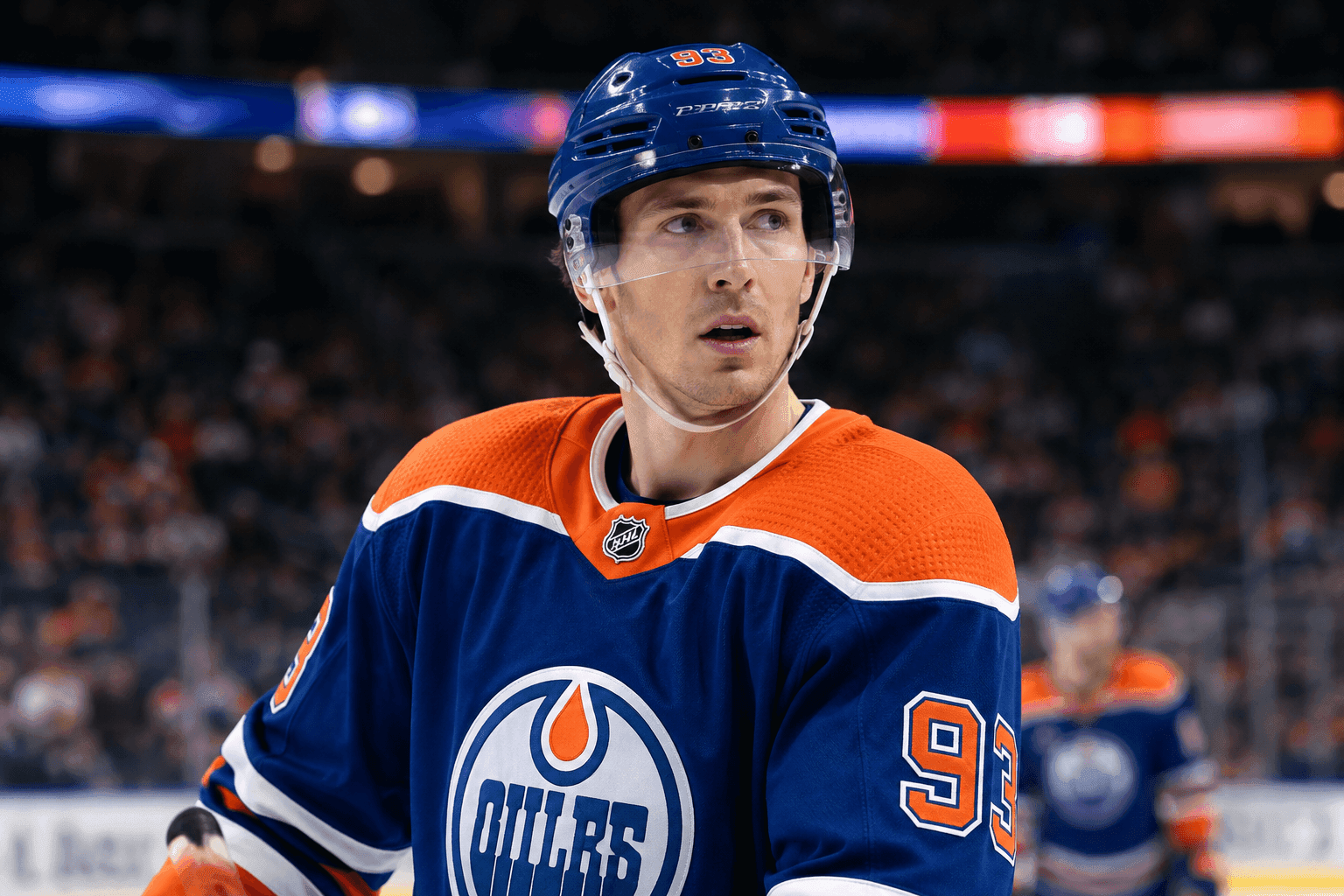 Editorial sports image for Oilers Lose Ryan Nugent-Hopkins to Injury Before the Season Even Starts