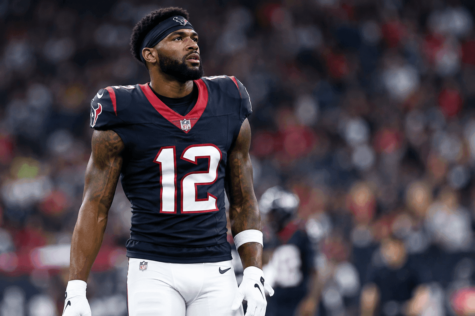 Editorial sports image for Nico Collins Gets the 'Decent Chance' Treatment as Texans WR Room Evaporates