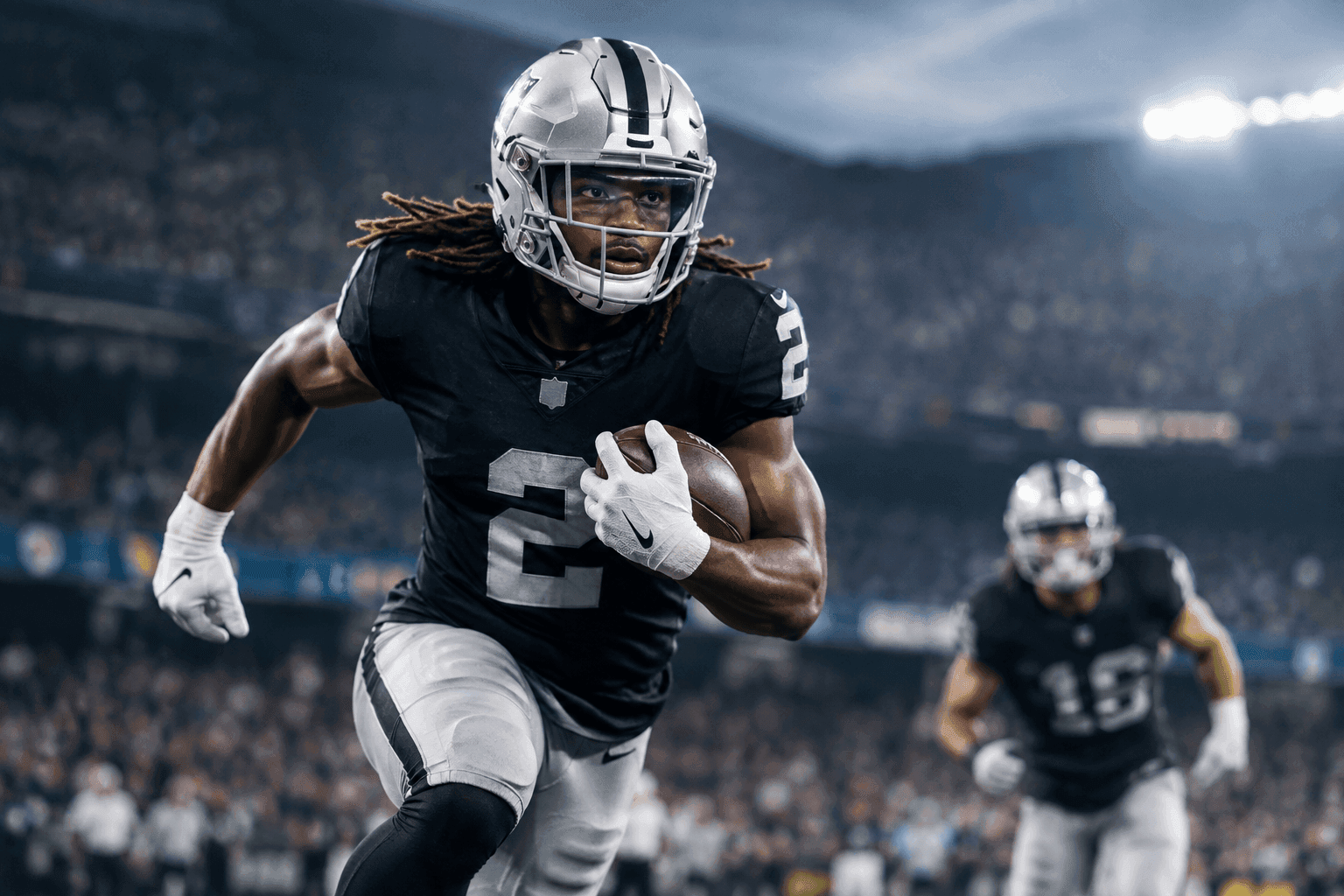 Editorial sports image for Ashton Jeanty Cleared, Brock Bowers Out as Raiders Swap Offensive Weapons for Sunday
