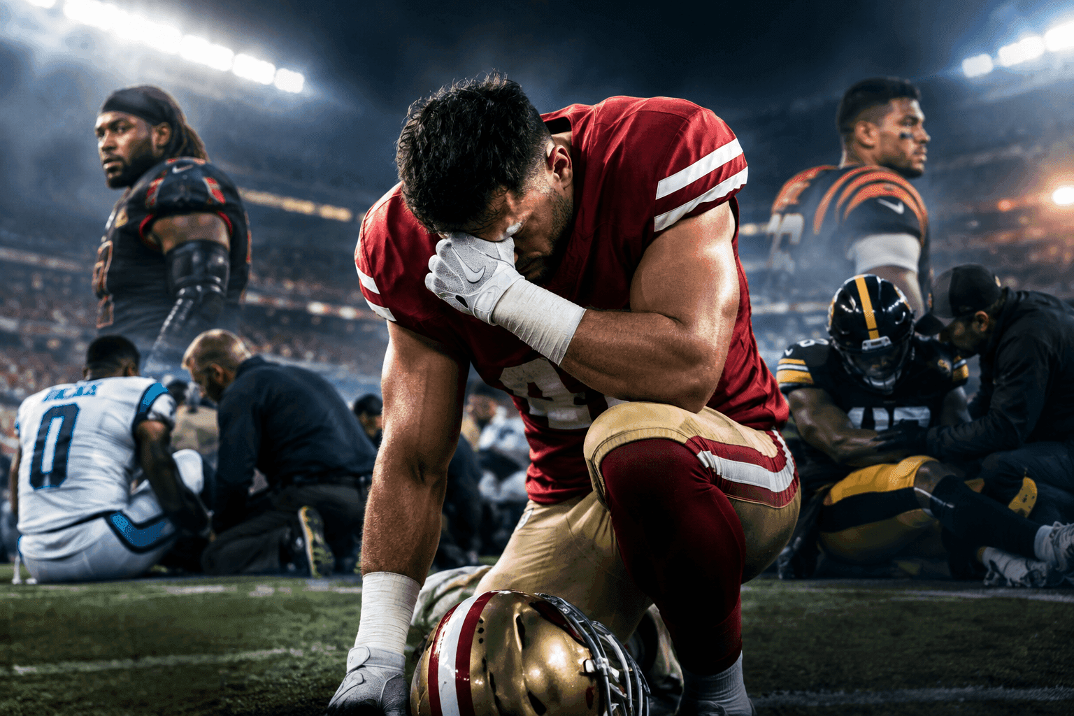 Editorial sports image for The NFL's Sunday Inactive List Has Reached Critical Mass