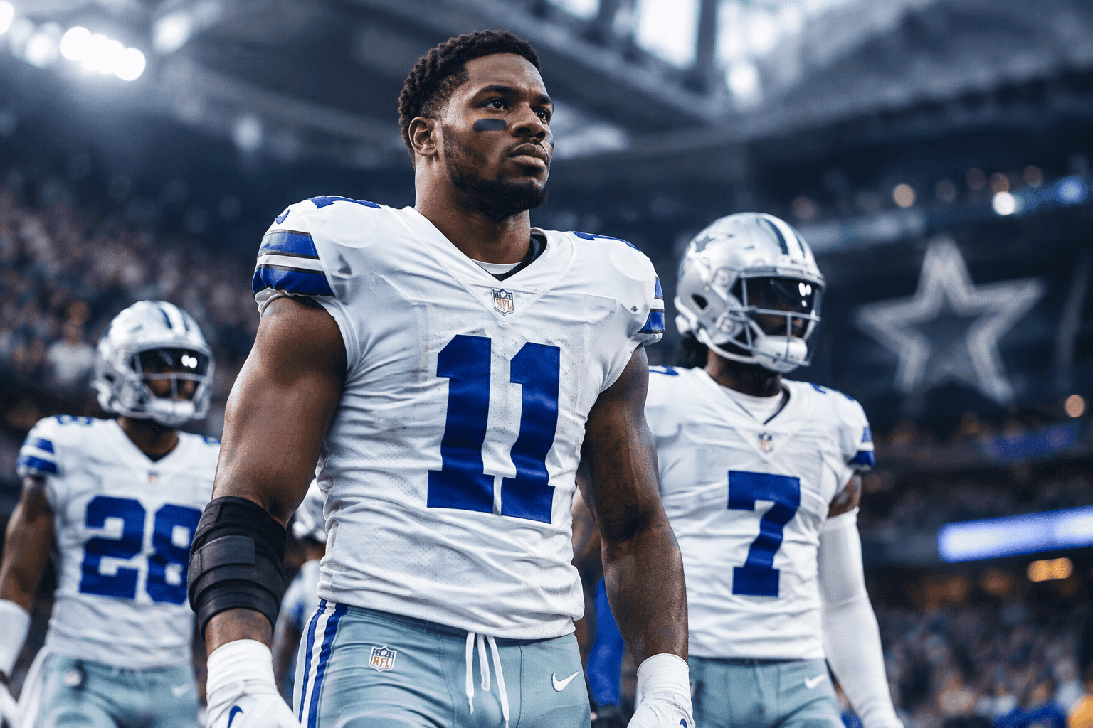 Editorial sports image for Cowboys Defense Decimated Ahead of Brazil Trip Against Ravens