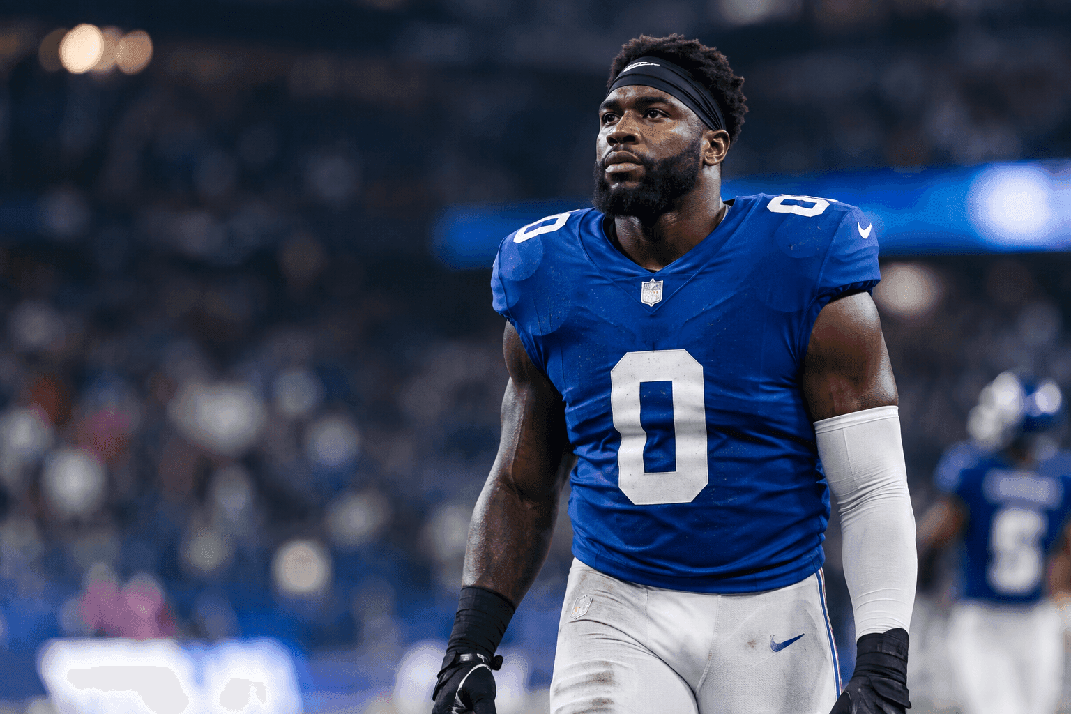 Editorial sports image for Giants Lose Brian Burns to Ankle Injury in Brutal Blow to Pass Rush