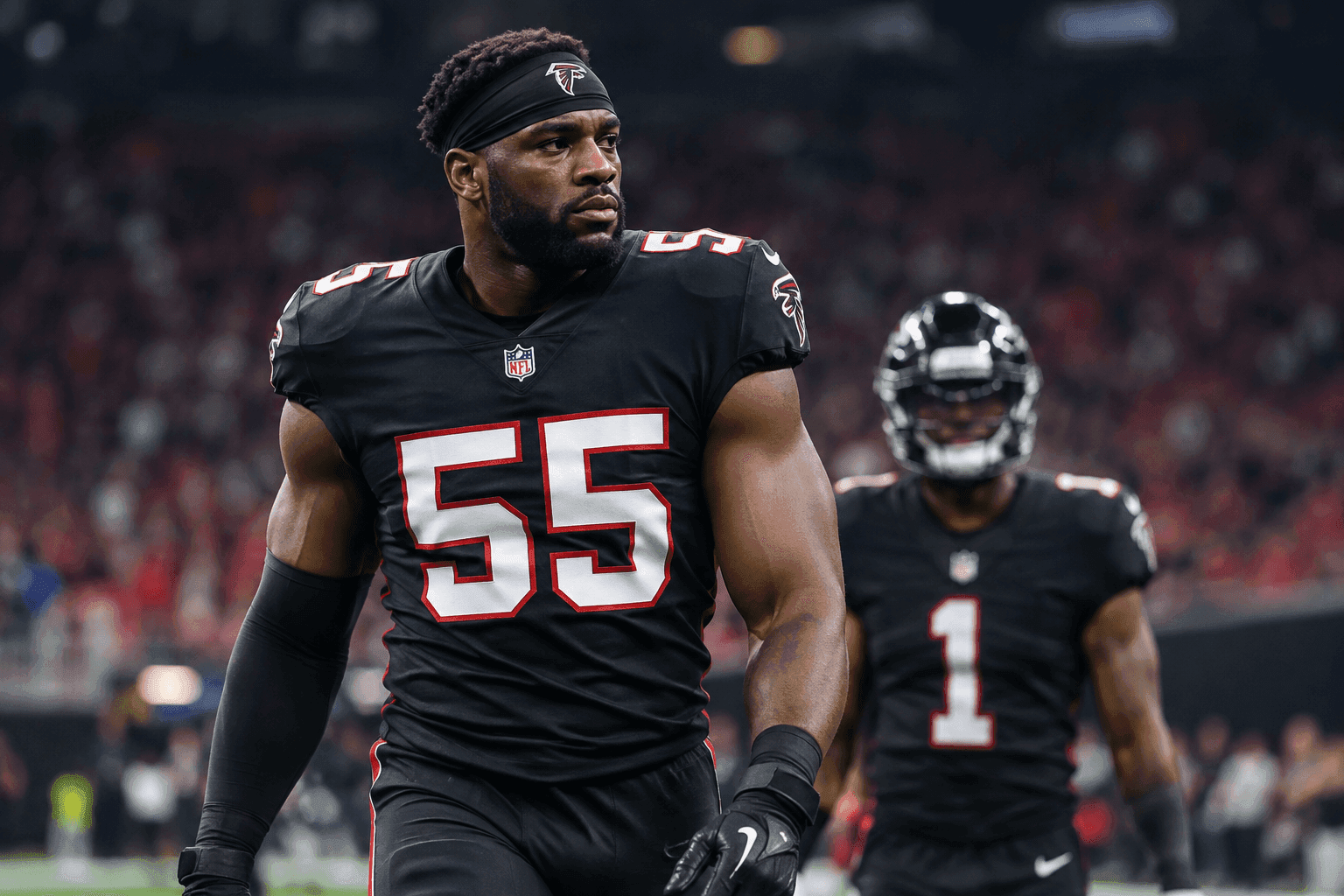Editorial sports image for Falcons Defense Takes a Hit: Samson Ebukam Out, Billy Bowman Questionable Against Packers
