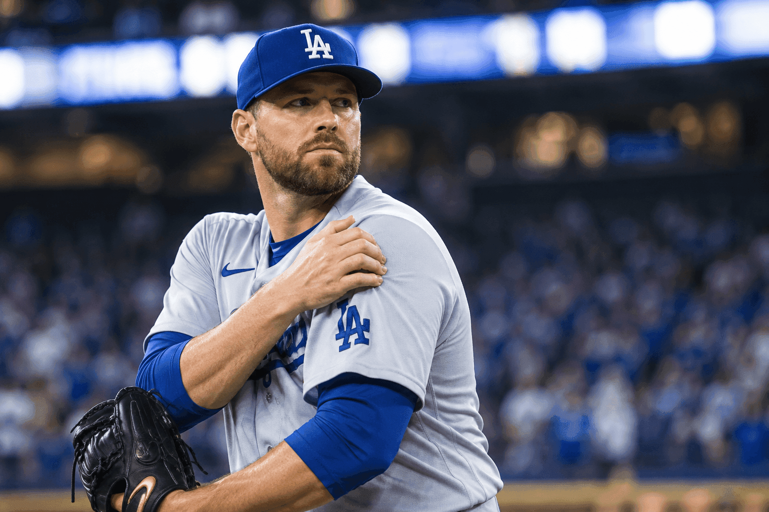 Editorial sports image for Blake Treinen's Shoulder Gives Out Just in Time to Ruin the Dodgers' Postseason Bullpen Math