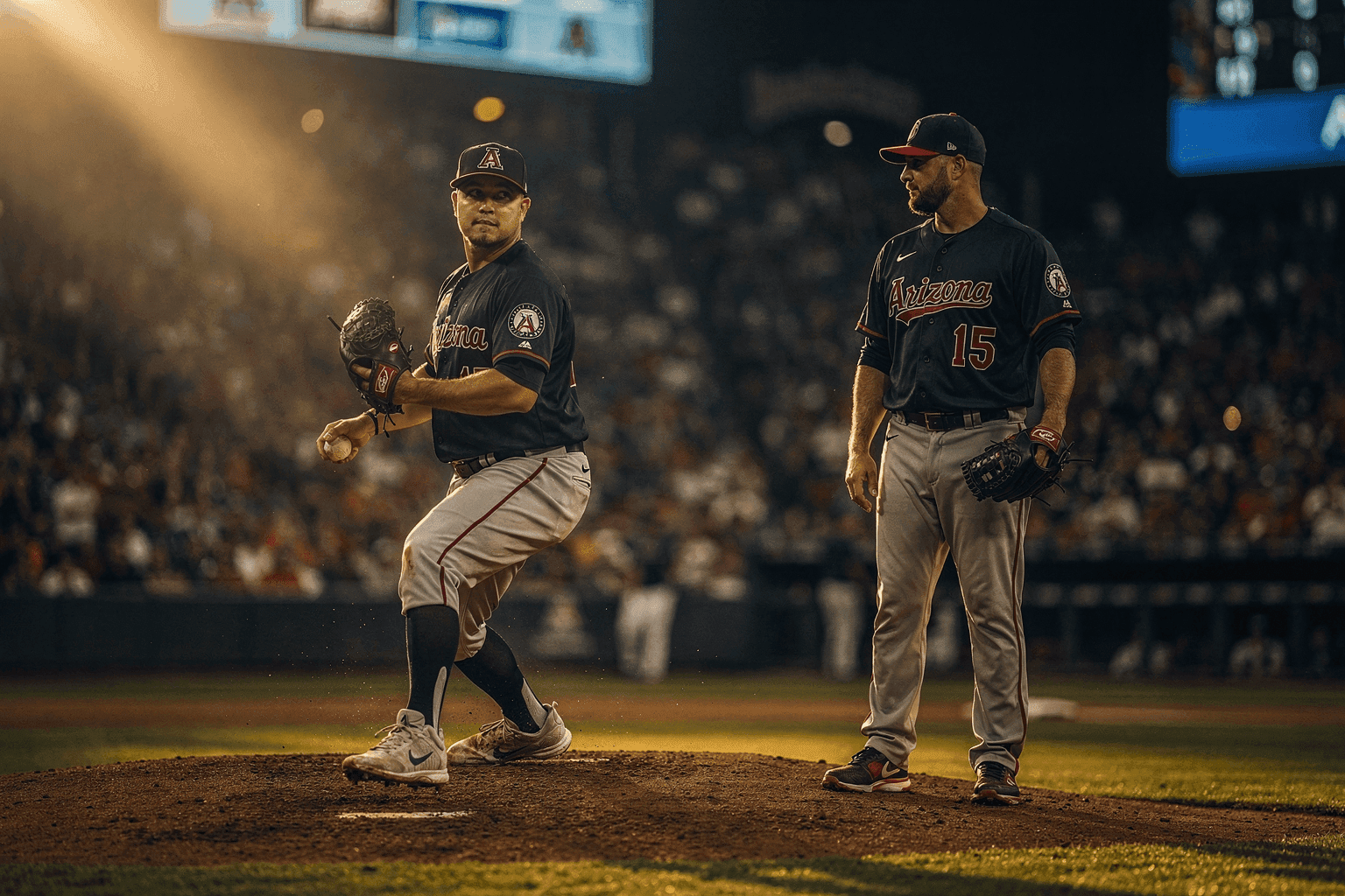 Editorial sports image for Zac Gallen and Michael Soroka Are Back to Save the Diamondbacks' September