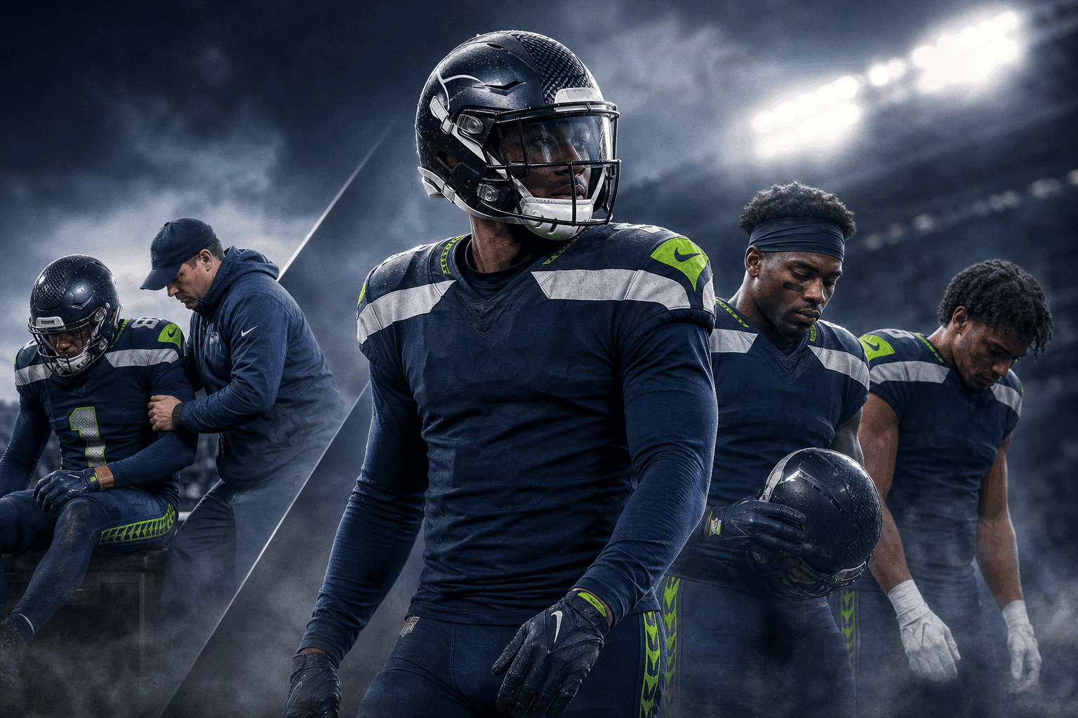 Editorial sports image for Seahawks Secondary Takes a Hit: Okada Out, Emmanwori Questionable Against Patriots