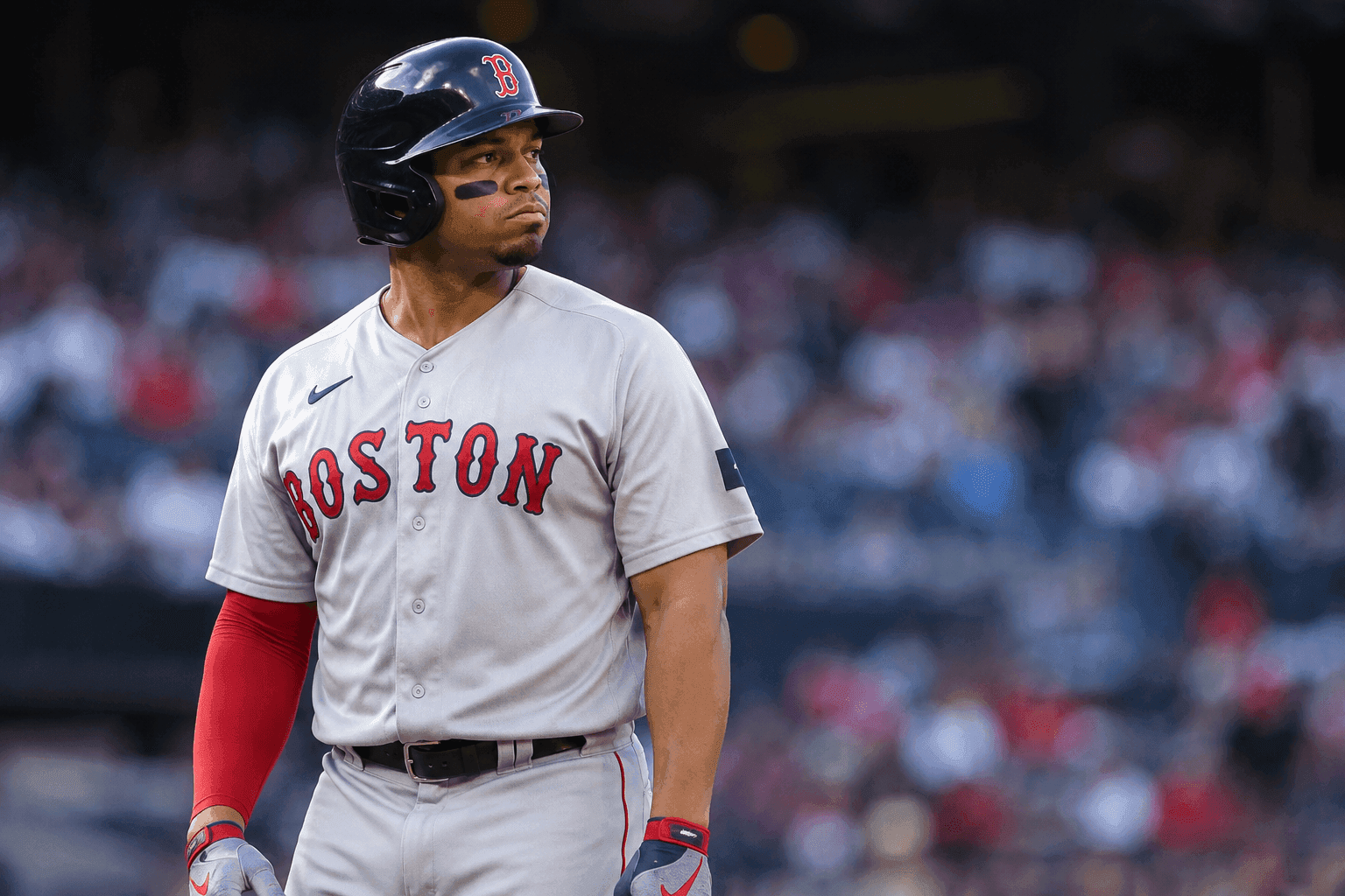 Editorial sports image for Rafael Devers Headed for Core Surgery as Red Sox Limp Toward the Finish Line